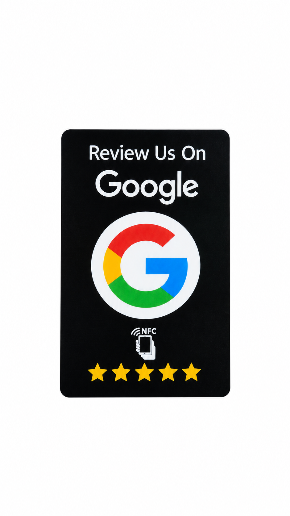 Tarjetas reseñas Google NFC